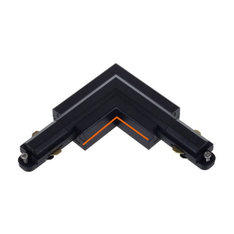 Indigo L90 graden verbinding Binnen Zwart 39-TR40705