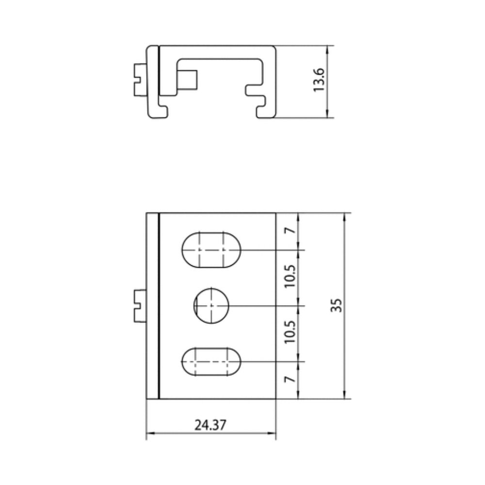 Stucchi Plafondbeugel