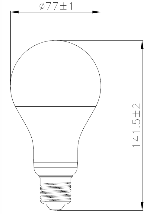 WiZ Pro A67 E27 TW 13W 230V