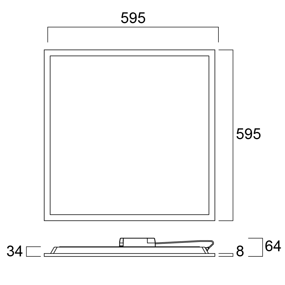 Sylvania Start ledpaneel 60×60