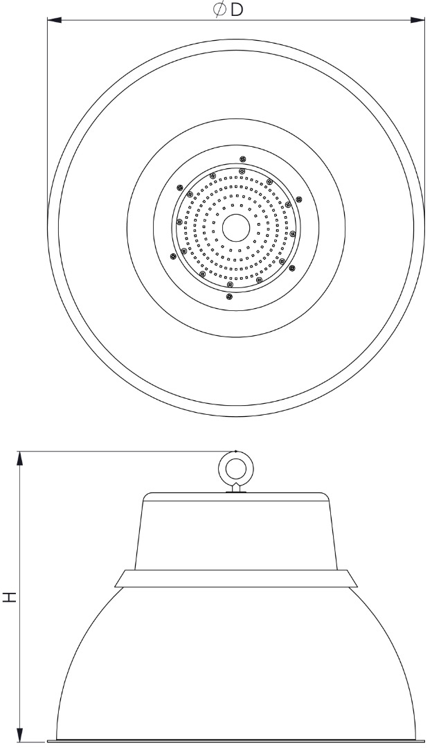 Prizma High Bay 410x289mm
